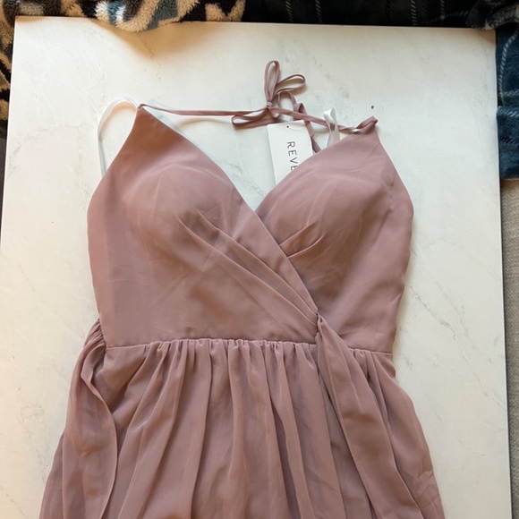 Hannah Chiffon Faux Wrap Dress - Picture 3 of 6